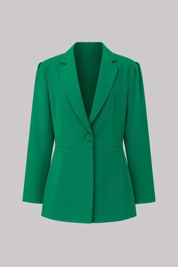 Tailored Green Pantsuit Set