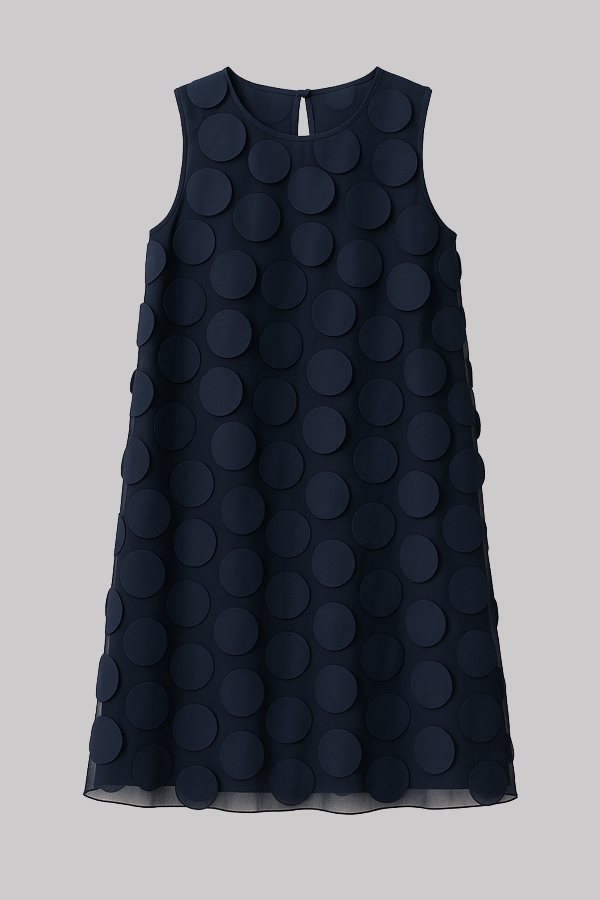 Sleeveless A-Line Midi Dress