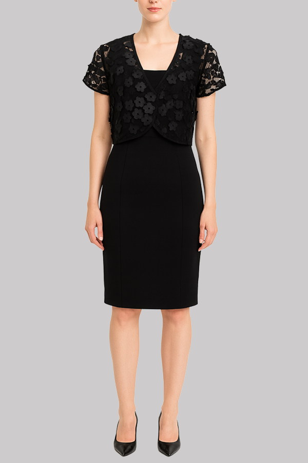 Floral Lace Bolero Dress