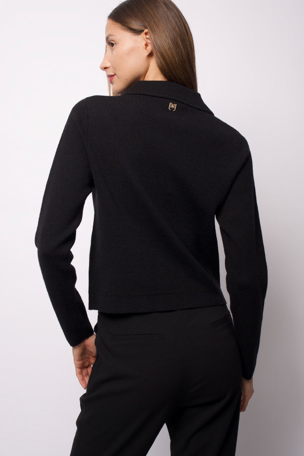 Carme Double Breasted Knit Cardigan